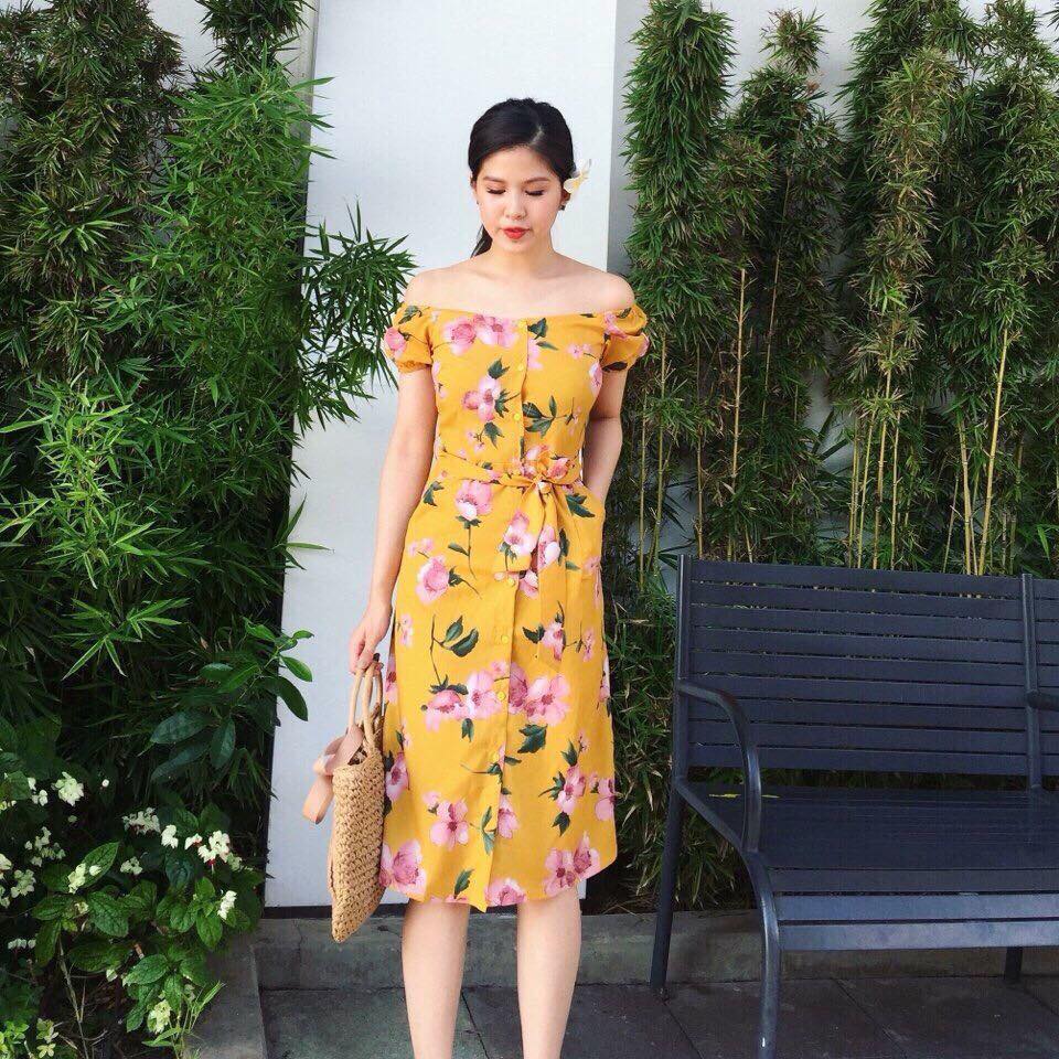 10 mẫu váy đầm maxi hoa dạo phố xuân đẹp cô gái nên thử  Thời trang  Việt  Giải Trí